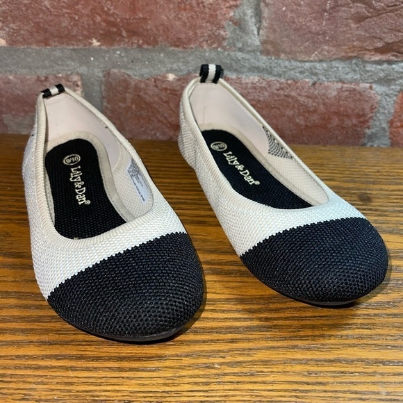 Lily & Dan Girls Recycled Material Ballet Cat Flats Size 9/10 - Picture 2 of 9